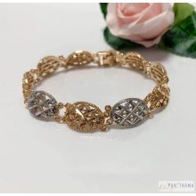 18 K Gold Filled multicolor karkötő - Édua