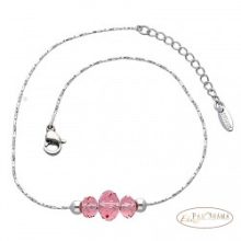 White Gold Filled Bokalánc eredeti kristályokkal - Diana