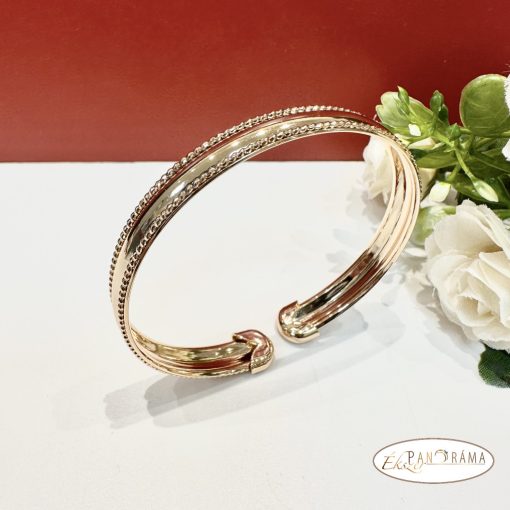 18K Gold Filled  nyitott karperec - Marily