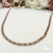  18K Gold Filled, antiallergén nyaklánc  - Orchidea 45