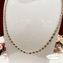  18K Gold Filled, antiallergén nyaklánc  - Orchidea 45