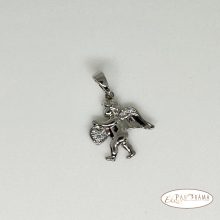  White Gold Filled Medál - Angel