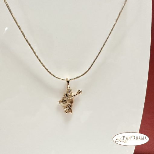 18K Gold Filled, antiallergén medálos nyaklánc  - Angel star