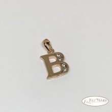  18K Gold Filled - Betűmedál  B