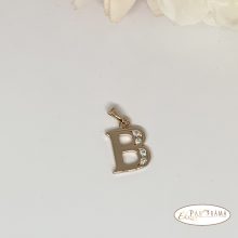  18K Gold Filled - Betűmedál  B