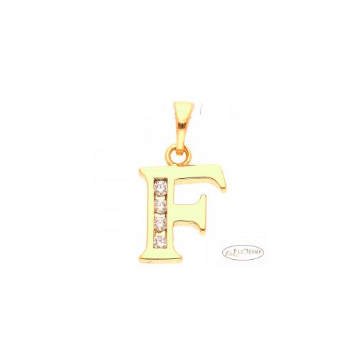  18K Gold Filled - Betűmedál VÁLASZTHATÓ