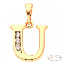  18K Gold Filled - Betűmedál VÁLASZTHATÓ