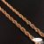 18K Gold Filled  csavart nyaklánc - Melina XL Gold 3 mm