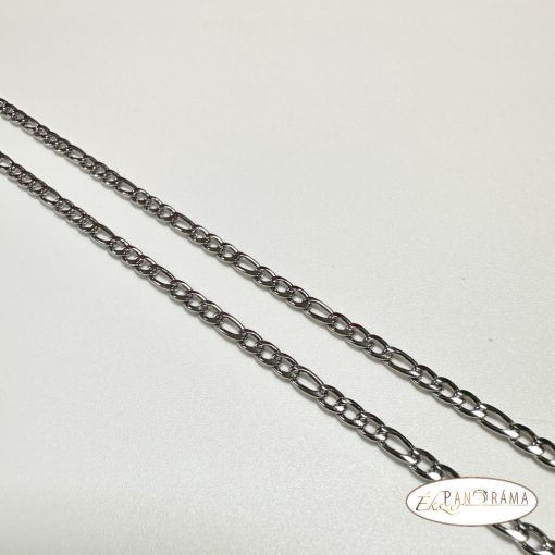 White Gold Filled, acél alapú Nyaklánc - Napoleon 50/4