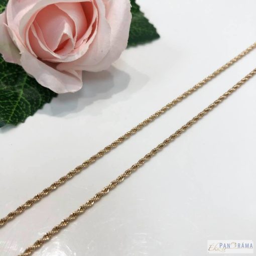  18 K Gold Filled  két színű medál- Lora