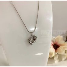 White Gold Filled  medál - Prága