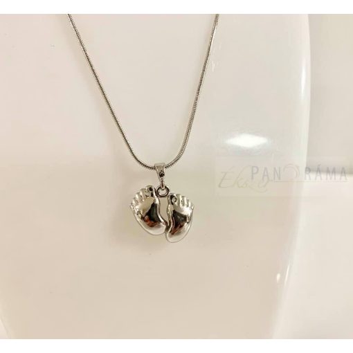 White Gold Filled  medál - Prága