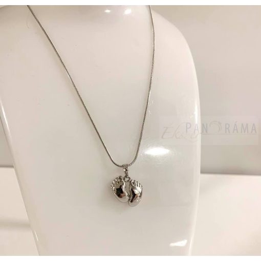 White Gold Filled  medál - Prága