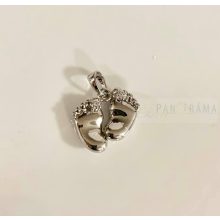 White Gold Filled  medál nyaklánccal - Prága