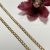 18 K Gold Filled nyaklánc - Classic Gold 45/4,3