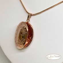 Rose Gold Filled nyaklánc fényképtartós medállal - Magdolna 60