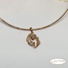 18k Gold Filled nyaklánc medállal - mom&son2