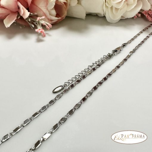  White Gold Filled antiallergén nyaklánc - Leah
