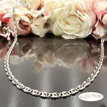  White Gold Filled, antiallergén nyaklánc - Classics