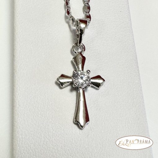  White Gold Filled Kereszt Medál - Christhan