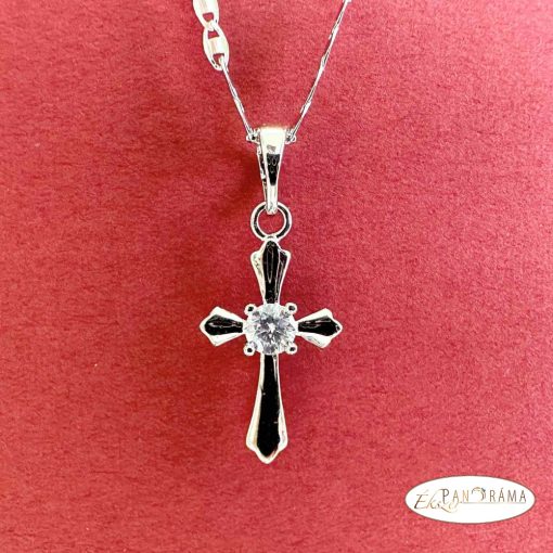  White Gold Filled Kereszt Medál - Christhan