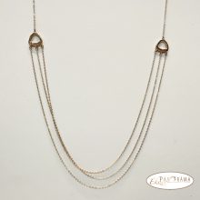 18K Gold filled hosszú nyaklánc - Stella