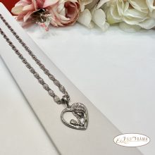 White Gold Filled, Nyaklánc medállal 