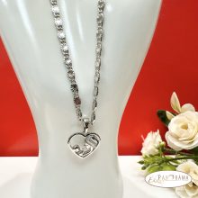 White Gold Filled, Nyaklánc medállal 