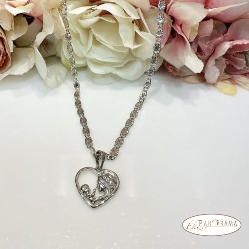 White Gold Filled, Nyaklánc medállal 