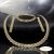 14K Gold Filled nyaklánc, karkötő és fülbevaló szett -