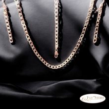 14K Gold Filled nyaklánc,  karkötő és fülbevaló szett - Orchidea