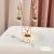   18K Gold Filled szett, medálos nyaklánc lógós fülbevalóval - Love store