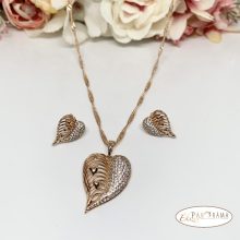 18K Gold Filled szett - Leaves