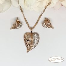 18K Gold Filled szett - Leaves
