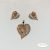 18K Gold Filled szett - Leaves