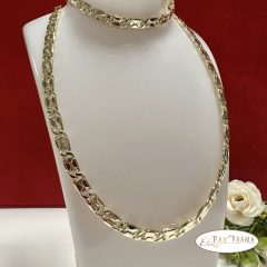 14K Gold Filled nyaklánc és karkötő  szettben - Eleonóra