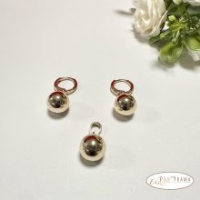 18K Gold Filled szett, lógós fülbevalóval és medállal - Renatha