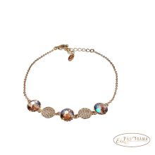 18K Gold Filled karkötő eredeti kristályokkal- Theodora