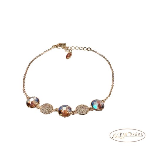 18K Gold Filled karkötő eredeti kristályokkal- Theodora