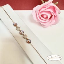 18K Gold Filled karkötő eredeti kristályokkal- Theodora