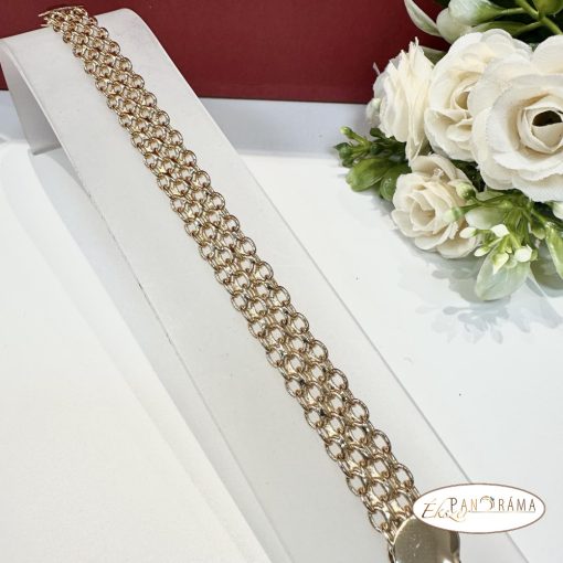 Antiallergén,  18K Gold Filled karkötő - Leila 