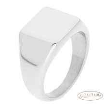 Nemes acél férfi pecsét gyűrű -  Joel