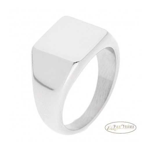 Nemes acél férfi pecsét gyűrű -  Joel