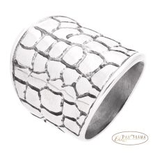 Nemes acél férfi pecsét gyűrű -  Rock