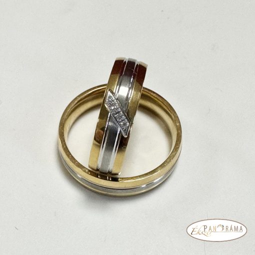 Nemesacél karika gyűrű, kő nélkül - Bristol