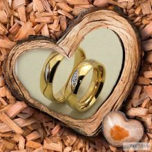 Nemesacél kő nélküli karika gyűrű luxus gold 