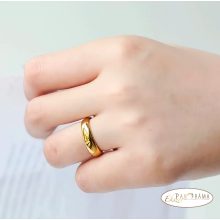 Titán acél karika gyűrű - Classic 4 mm