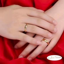 Titán acél karika gyűrű - Classic 6 mm