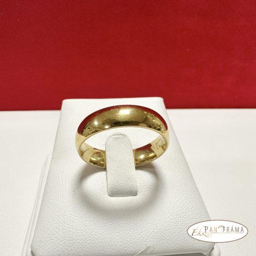 Titán acél karika gyűrű - Classic 6 mm