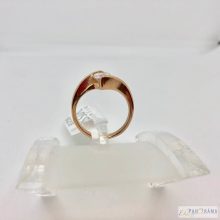 Nemesacél, anti allergén,  ros gold aranyozott tartós gyűrű